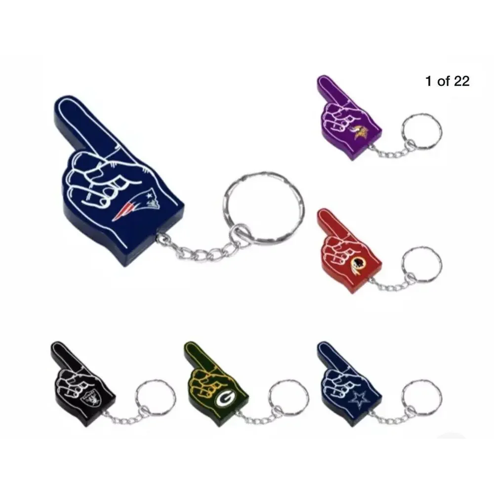 NFL Minnesota‎ MN Vikings Unisex #1 Finger Keychain